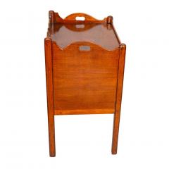 George III Mahogany Bedside Cabinet - 3740824