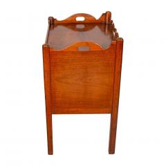 George III Mahogany Bedside Cabinet - 3740826