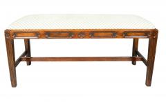 George III Mahogany Bench - 4389782