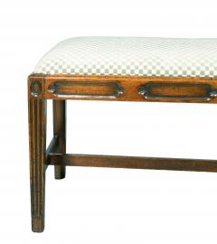 George III Mahogany Bench - 4389810