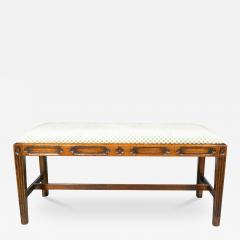 George III Mahogany Bench - 4392657