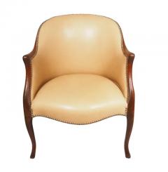 George III Mahogany Bergere Chair - 4141018