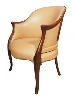 George III Mahogany Bergere Chair - 4141065