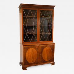 George III Mahogany Bookcase Cabinet c 1785 - 790955