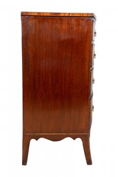 George III Mahogany Bowfront Chest Of Drawers - 4158388