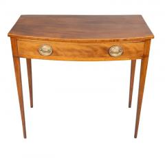 George III Mahogany Bowfront Side Table - 4152720
