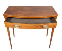 George III Mahogany Bowfront Side Table - 4152722