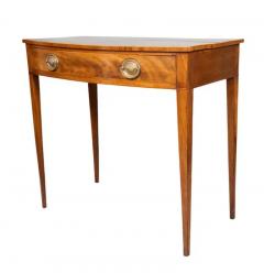 George III Mahogany Bowfront Side Table - 4152781