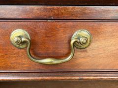 George III Mahogany Bureau Bookcase - 4645485