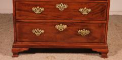 George III Mahogany Chest Of Drawers 18th Century - 3968630