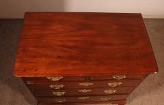 George III Mahogany Chest Of Drawers 18th Century - 3968635