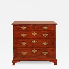 George III Mahogany Chest Of Drawers 18th Century - 3973358