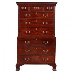 George III Mahogany Chest on Chest - 2987498