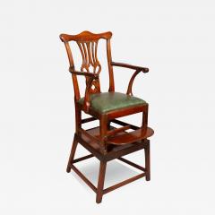George III Mahogany Childs High Chair - 4153705
