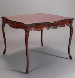 George III Mahogany Concertina Action Card Table - 3071401