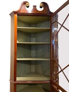 George III Mahogany Corner Cabinet - 3787049