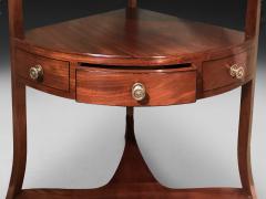 George III Mahogany Corner Washstand - 4478012