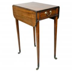 George III Mahogany Diminutive Pembroke Table - 4506913