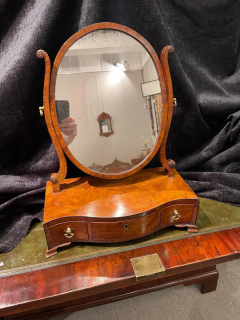 George III Mahogany Dressing Mirror - 2646765