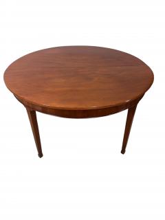 George III Mahogany Drop Leaf Demi Lune Gate Leg Table - 4341968