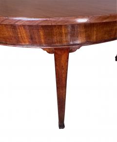 George III Mahogany Drop Leaf Demi Lune Gate Leg Table - 4341977