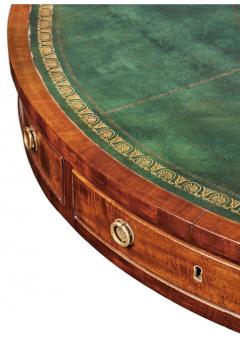 George III Mahogany Drum Table - 3741040