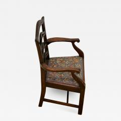 George III Mahogany Ladder Back Childs Armchair - 2552666