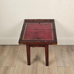 George III Mahogany Lap Desk on Later Stand England circa 1800 - 4232152