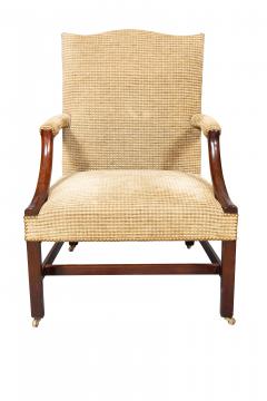 George III Mahogany Library Armchair - 4246653