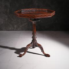 George III Mahogany Octagonal Tripod Table - 4571172