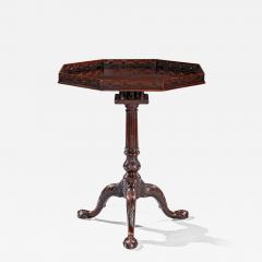 George III Mahogany Octagonal Tripod Table - 4575414