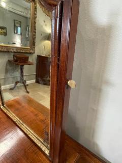 George III Mahogany Parcel Gilt Dressing Mirror - 2550367