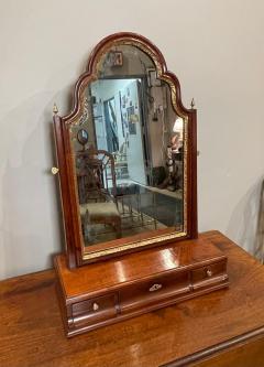 George III Mahogany Parcel Gilt Dressing Mirror - 2550370