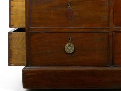 George III Mahogany Partner s Antique Pedestal Writing Table Desk England - 1083397