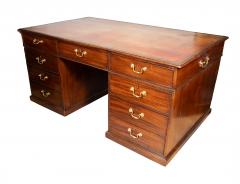 George III Mahogany Partners Desk - 4563821