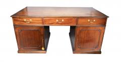 George III Mahogany Partners Desk - 4563822