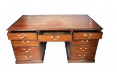 George III Mahogany Partners Desk - 4563825