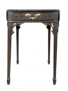 George III Mahogany Pembroke Table In The Manner Of Chippendale - 4149479