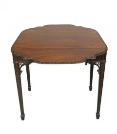 George III Mahogany Pembroke Table In The Manner Of Chippendale - 4149520
