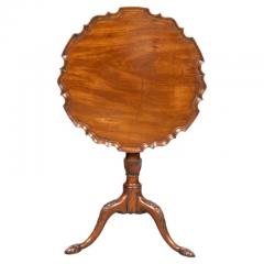 George III Mahogany Piecrust Tilt Top Table - 4149803
