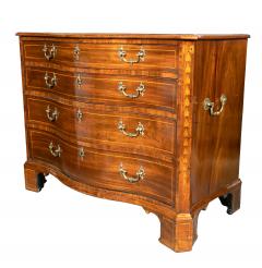 George III Mahogany Serpentine Chest Of Drawers - 4474259