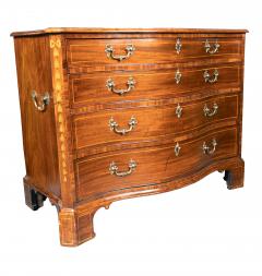 George III Mahogany Serpentine Chest Of Drawers - 4474271