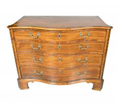 George III Mahogany Serpentine Chest Of Drawers - 4474278