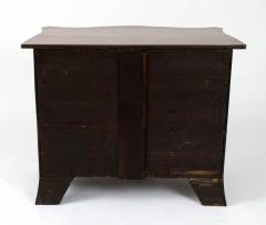 George III Mahogany Serpentine Chest of Drawers c 1780 - 3475981