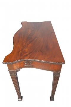 George III Mahogany Serpentine Serving Table - 4243354