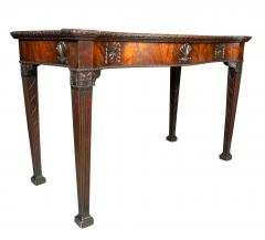 George III Mahogany Serpentine Serving Table - 4243362