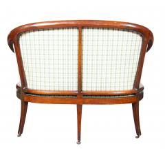 George III Mahogany Settee - 4322888