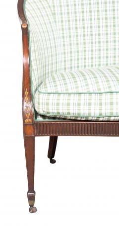 George III Mahogany Settee - 4322916
