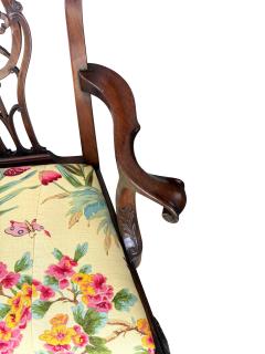 George III Mahogany Settee - 4645460