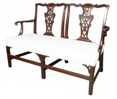 George III Mahogany Settee - 4743718